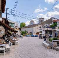 A Charming Cobbled Town in Greece