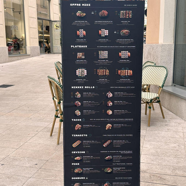 Sushi wonderland found in Cannes !