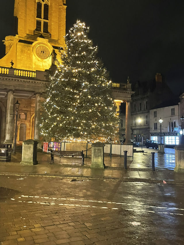 Northampton town centre and Christmas time 