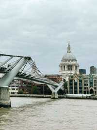🚶‍♀️🌉 My Favorite Commute: Millennium Bridge to Westminster Along the South Bank 🌆🌿