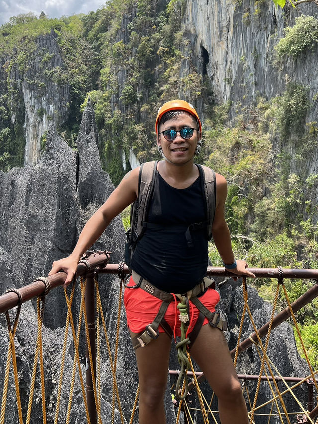 ⛰️🌿 Step Above Paradise – The Taraw Cliff Canopy Walk, El Nido 🌄🌴 