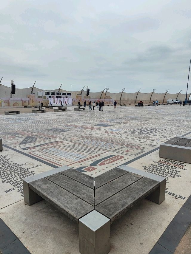 Letters Underfoot, Light Overhead: My Blackpool Promenade Moment