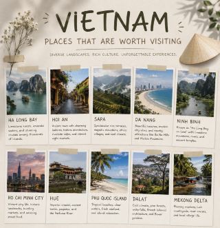 🇻🇳 Vietnam: Places That Are Worth Visiting