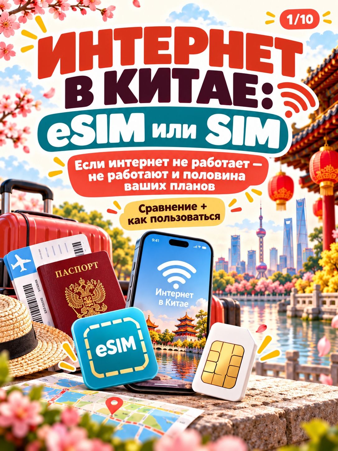 Internet in China: eSIM vs. Physical SIM