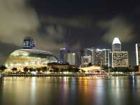 🇸🇬濱海灣的夜景，超正