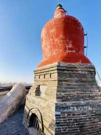 天寧寺裡文峰塔 藏式塔刹秀文風