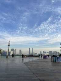 杭州｜江天一色，城市陽台的陽光太溫暖了！