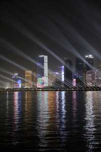 錢塘江邊的美麗夜景