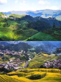 龍脊梯田|一同住進油畫裡