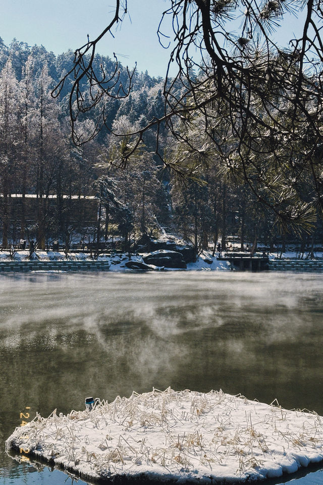 廬山的雪景真的很美！！