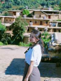 曲靖漫遊瀘西秋日小眾旅行城子村上房揭瓦
