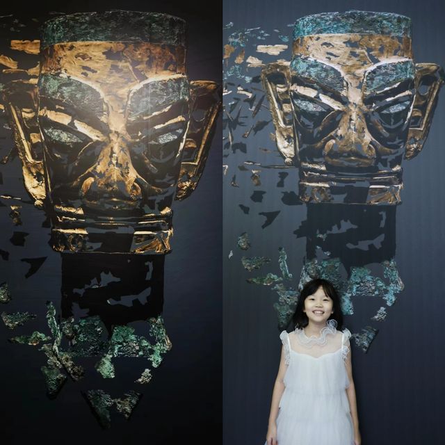 深圳遛娃12K微距看國寶數字三星堆巡展