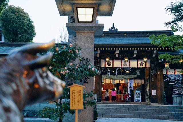 清靜美麗的栉田神社！