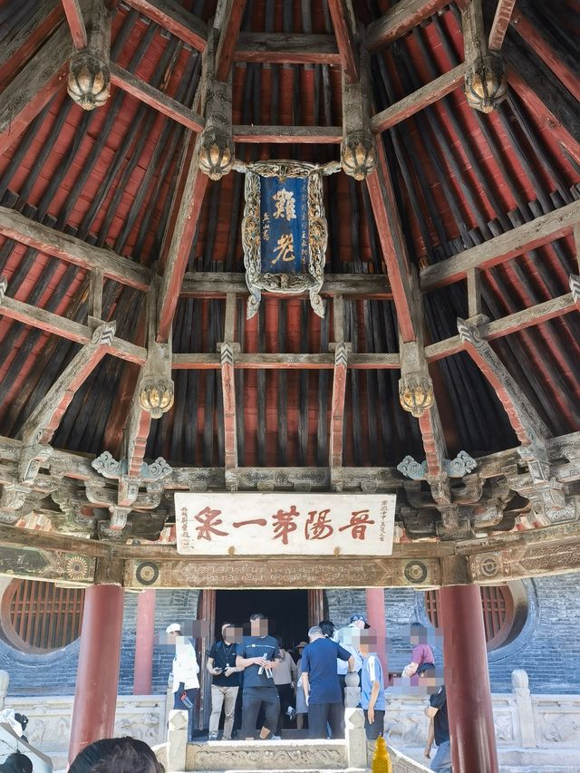 山西晋祠。