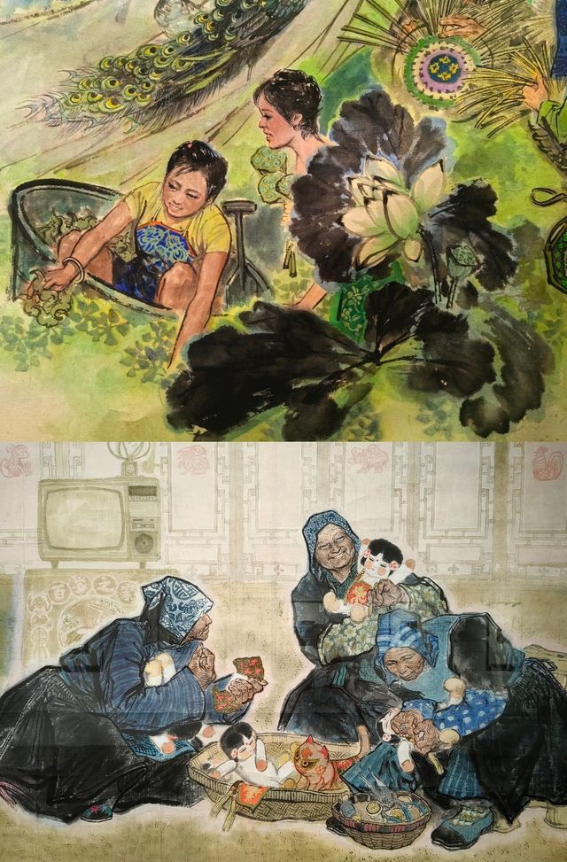 躺平式遛娃，來浙美欣賞浙派人物畫吧!