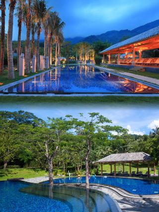 Hot springs in Baoting are worth visiting in winter