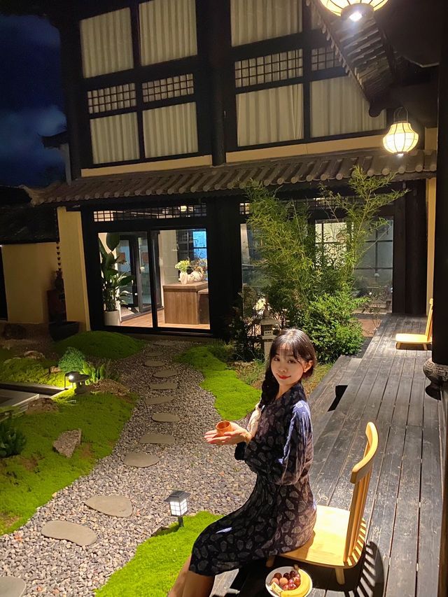 白沙古鎮將浪漫私有化嘅國風庭院