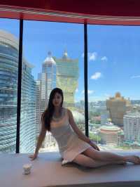 打卡澳門半島最美落日酒店！今次住的YOHO金銀島名勝世界酒店真的驚喜滿分～360度環繞澳門半島景觀，視野超級開闊！