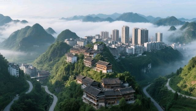 雲上築城一一黔行天境
