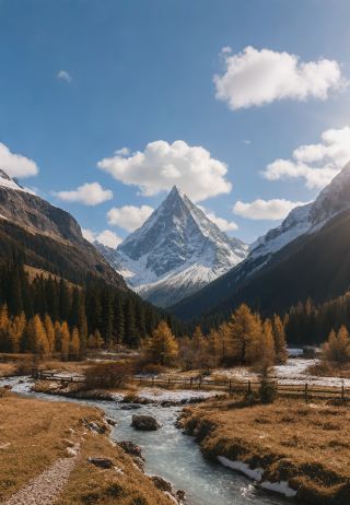 The Ultimate Autumn Foliage in Western Sichuan! Snowy Mountain Hot Springs + Secret Red Leaf Spots + Tibetan-Qiang Culture