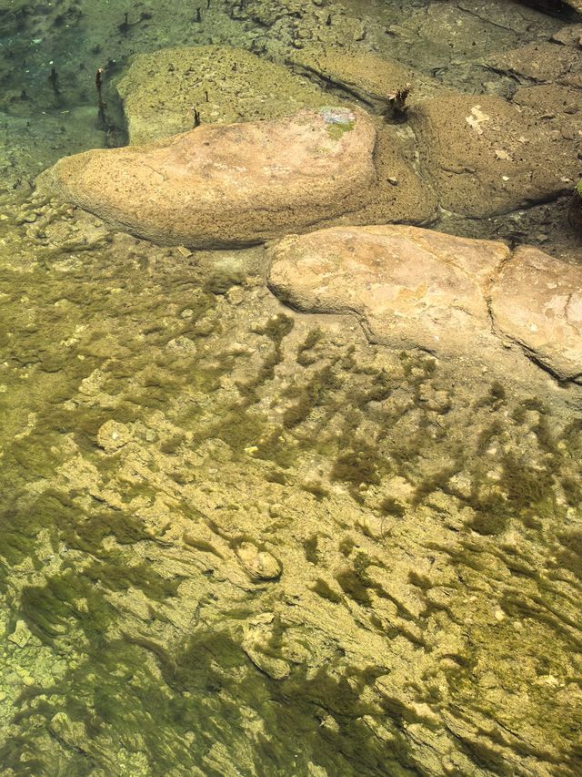 八泉峽｜落日為印，蓋在山水的落款處
