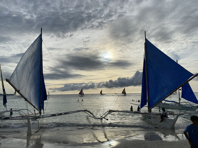 🌅 鮮豔到像是幻覺的火紅夕陽｜長灘島 Boracay Sunset