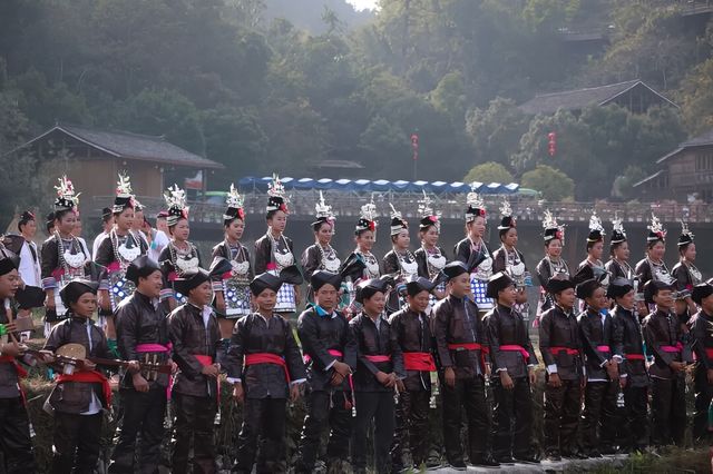 肇興侗寨月吔大歌節開啟