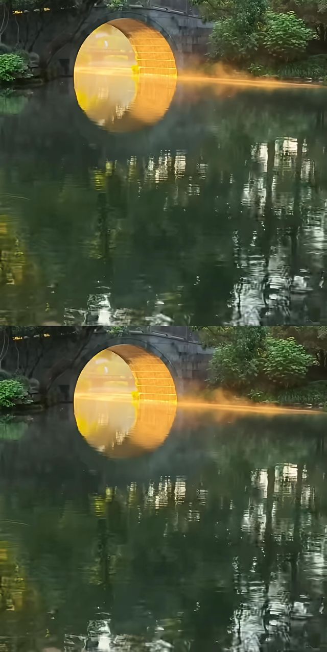 西湖夏日限定金光穿洞打卡攻略來啦! 西湖夏日限定金光穿洞打卡攻略來啦!
