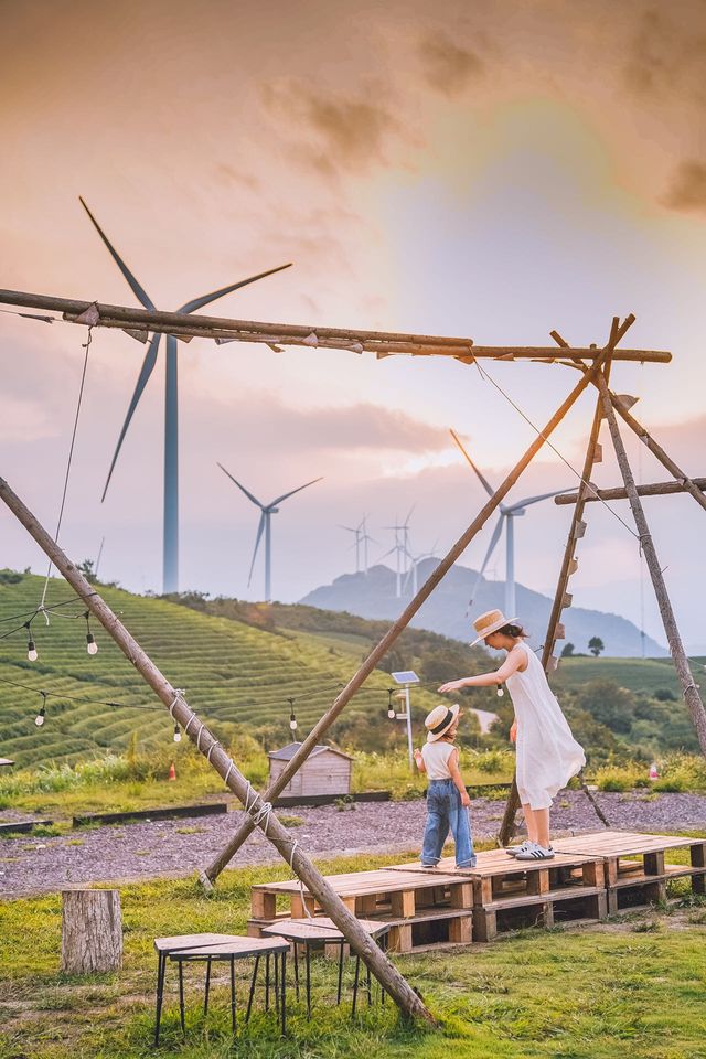 寧波1h直達！山頂露營觀風車絕美日落打卡地