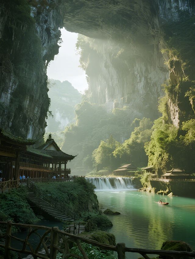 靖西通靈大峽谷|親子自然課堂超有趣 靖西通靈大峽谷|親子自然課堂超有趣