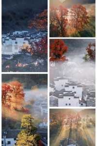 婺源石城秋日行攝全攻略｜沉浸於紅葉晨霧的水墨畫境