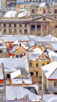 12.13下雪的青島瘋了