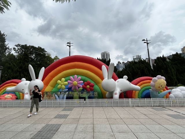 Victoria Park- a big park for events in Hong Kong Island