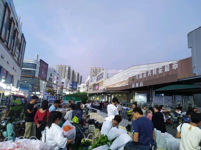 昆明-斗南花市(亞洲最大花市)-名不虛傳熱鬧到夜晚