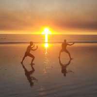 TaiJi at @ cable beach, Broome, WA