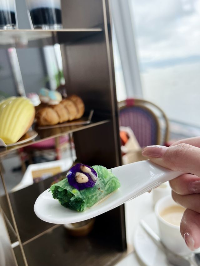 香港美食🍀100樓俯瞰維港景打卡下午茶