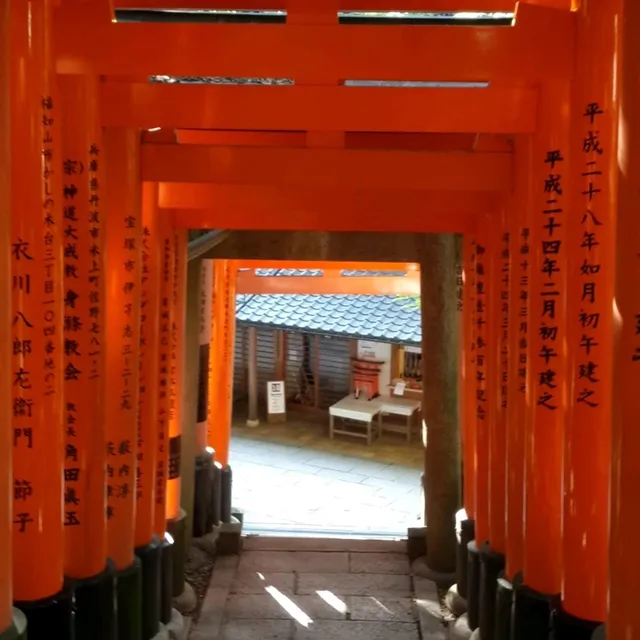 層層堆疊千本鳥居