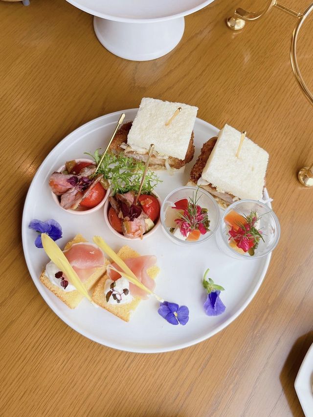 【福岡カフェ】沖縄をイメージしたアフタヌーンティー💜