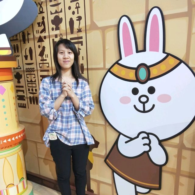 大人小孩都喜歡的歡樂line friends展😊