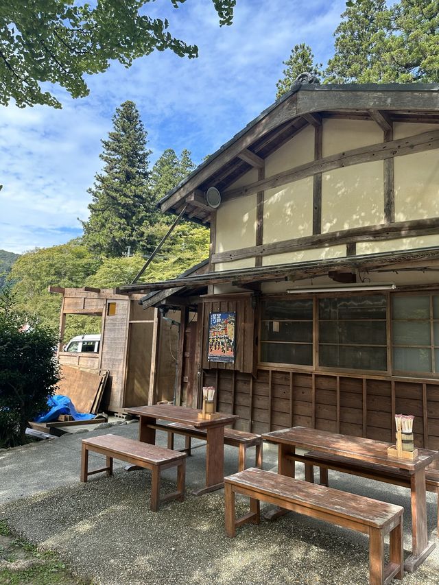 《愛知旅行》 香嵐渓で絶品鮎の塩焼き、五平餅、山菜そばを食べるならここ✨