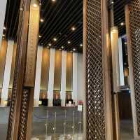 The luxurious lobby of Silk Place Tainan