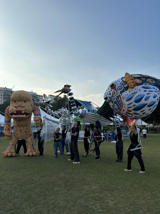 星期日巨型木偶將在銅鑼灣巡遊🐯🐯