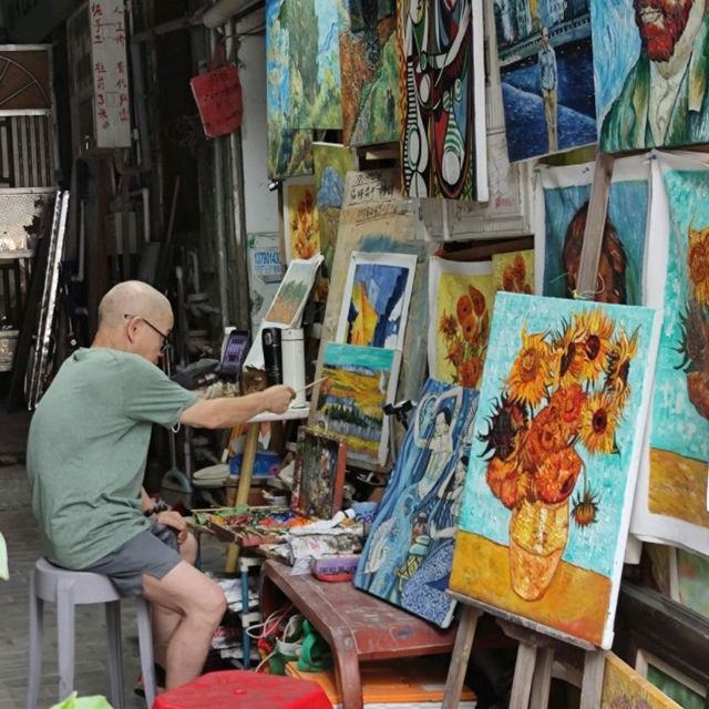 打卡深圳一個繽紛色彩村☞大芬油畫村🎨