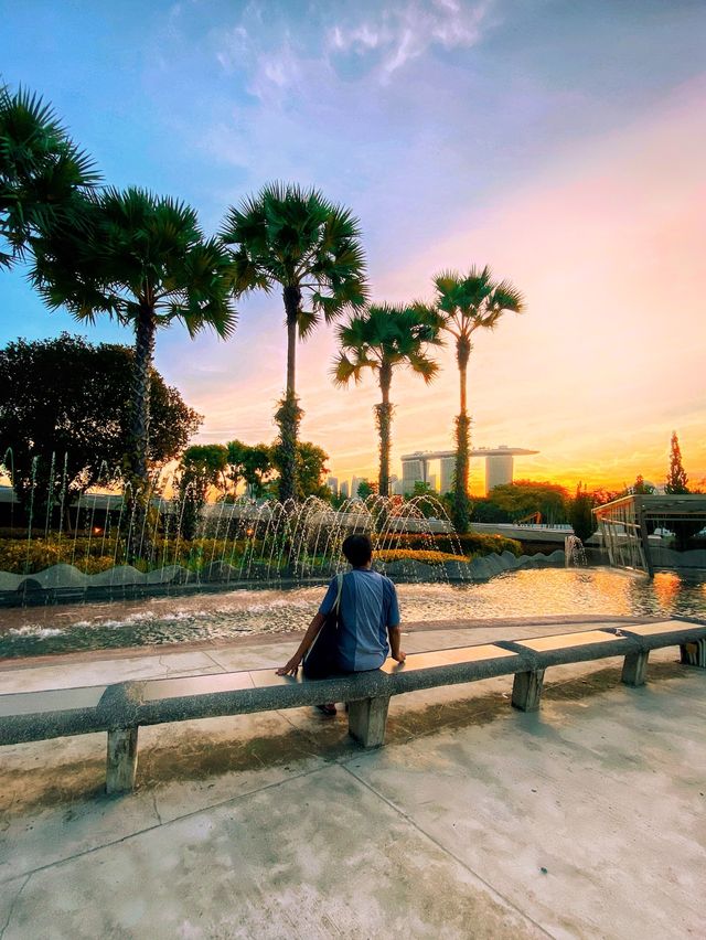 Seeing Singapore From Marina Barrage