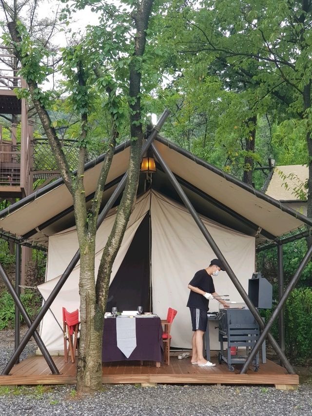 캠핑을 즐길수 있는 호텔