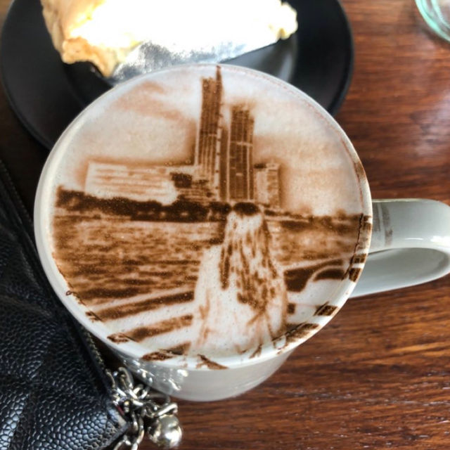 Art on the cup เมนูน่ารักๆที่จริณพาย📍