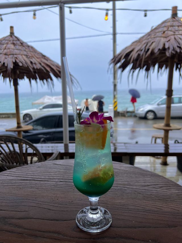 韓国【江陵】海の目の前♡リゾートカフェ🏝️