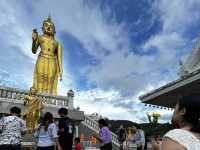 Walk up 166m in Awe of 20m Golden Buddha