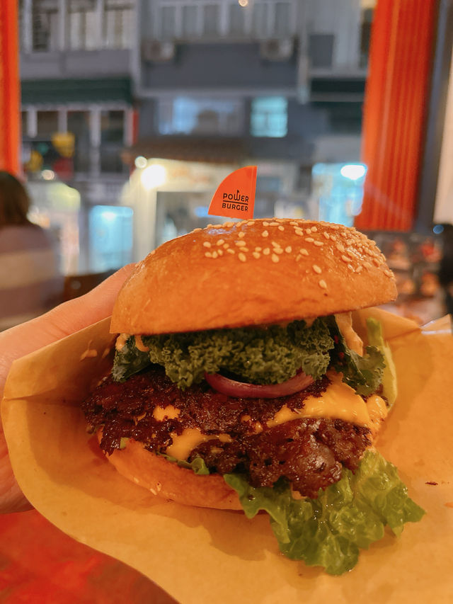 中環出色四層牛肉巨型美式漢堡🍔｜Power Burger(上環)