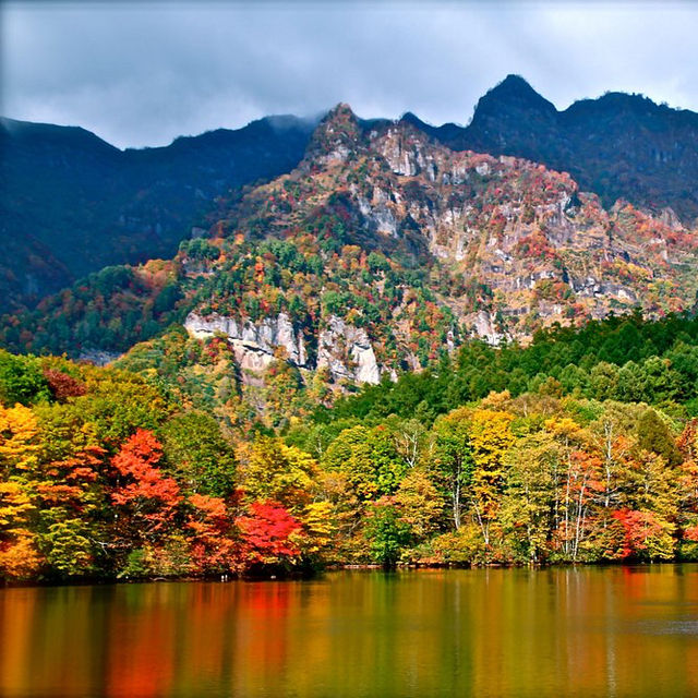 Lake Kagami in Nagano